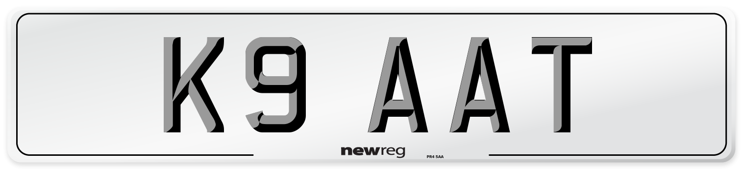 K9 AAT Front Number Plate