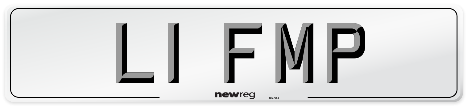 L1 FMP Front Number Plate