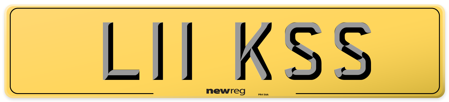 L11 KSS Rear Number Plate