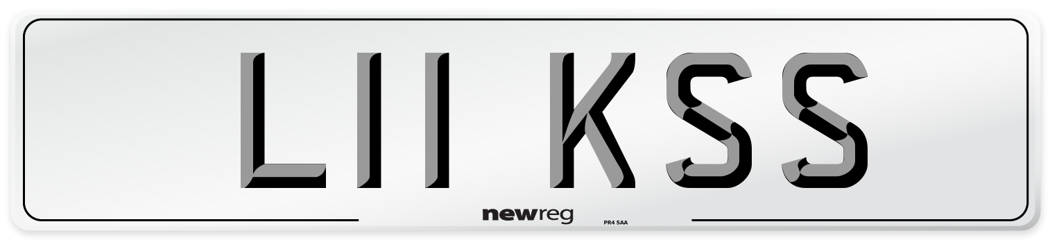 L11 KSS Front Number Plate