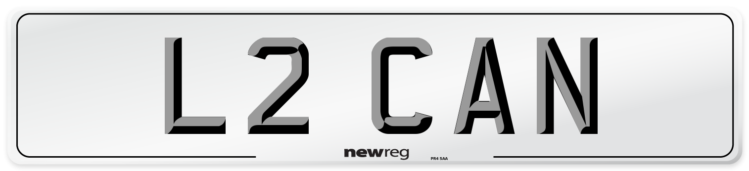 L2 CAN Front Number Plate