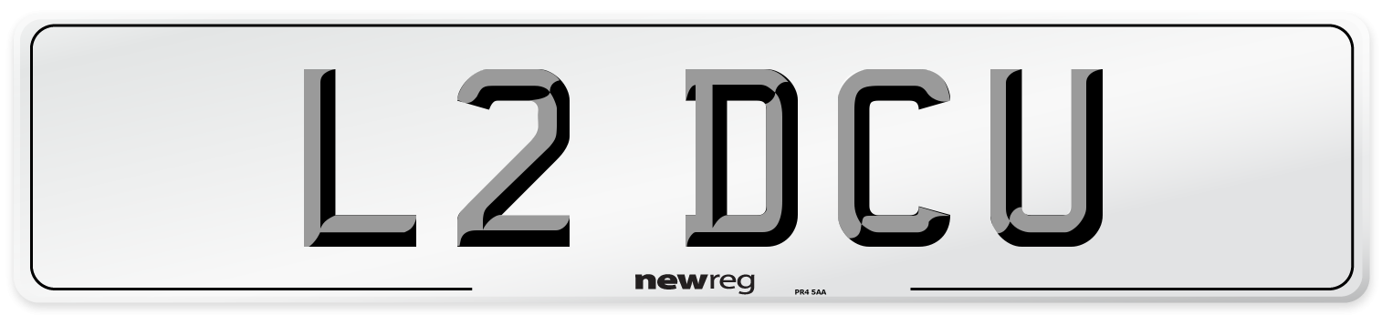 L2 DCU Front Number Plate