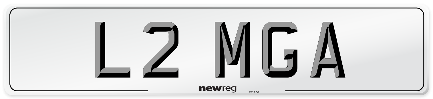 L2 MGA Front Number Plate