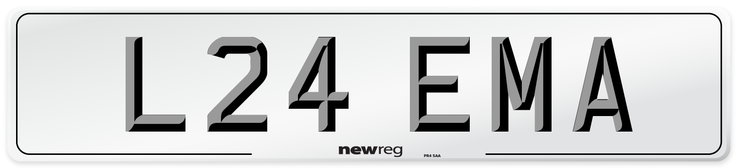 L24 EMA Front Number Plate