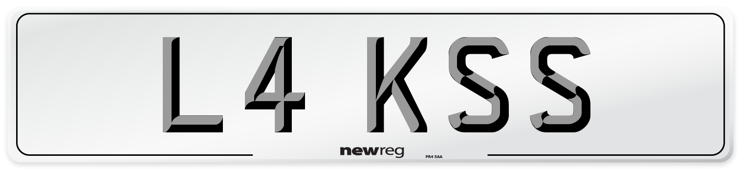 L4 KSS Front Number Plate
