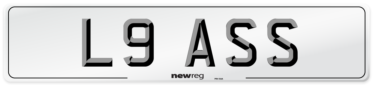 L9 ASS Front Number Plate