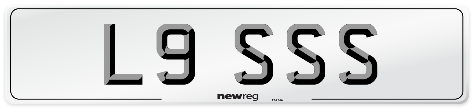 L9 SSS Front Number Plate