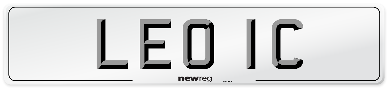 LEO 1C Front Number Plate