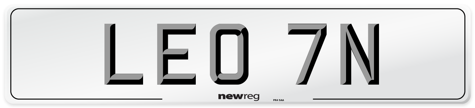 LEO 7N Front Number Plate