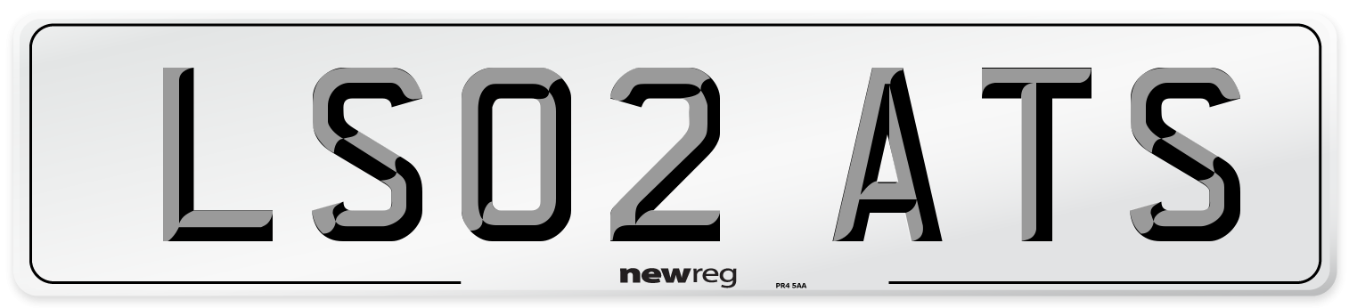 LS02 ATS Front Number Plate