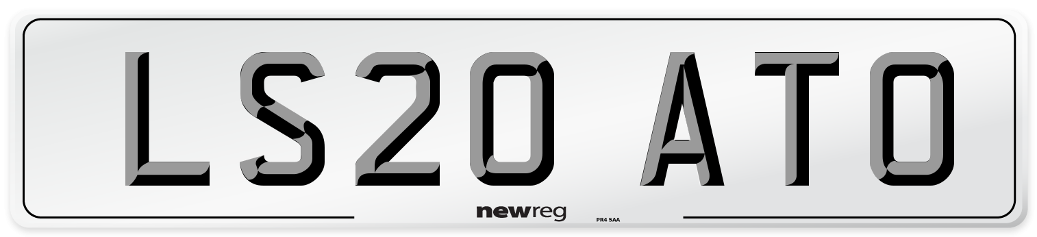LS20 ATO Front Number Plate