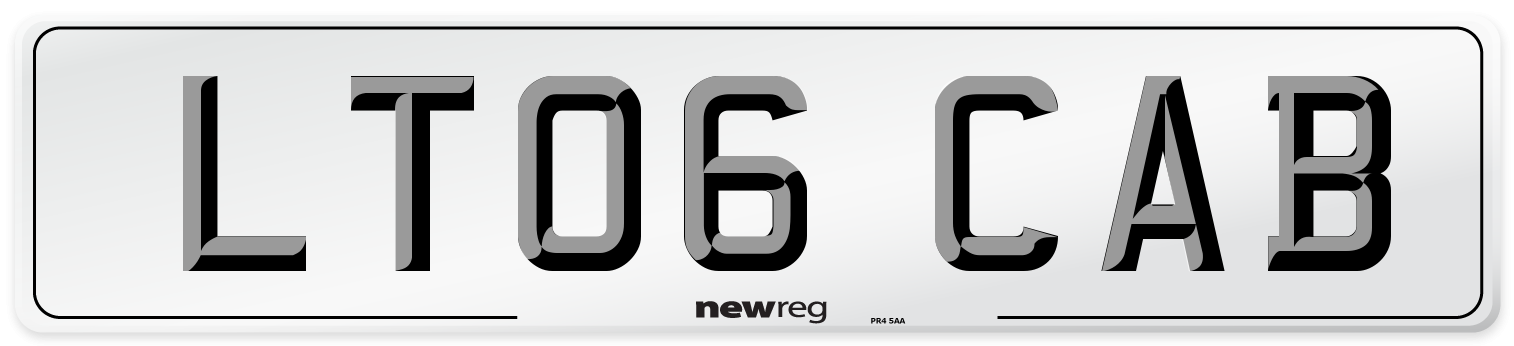 LT06 CAB Front Number Plate