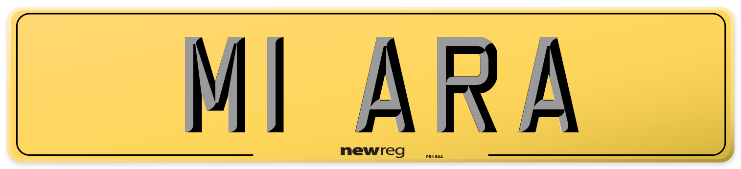 M1 ARA Rear Number Plate