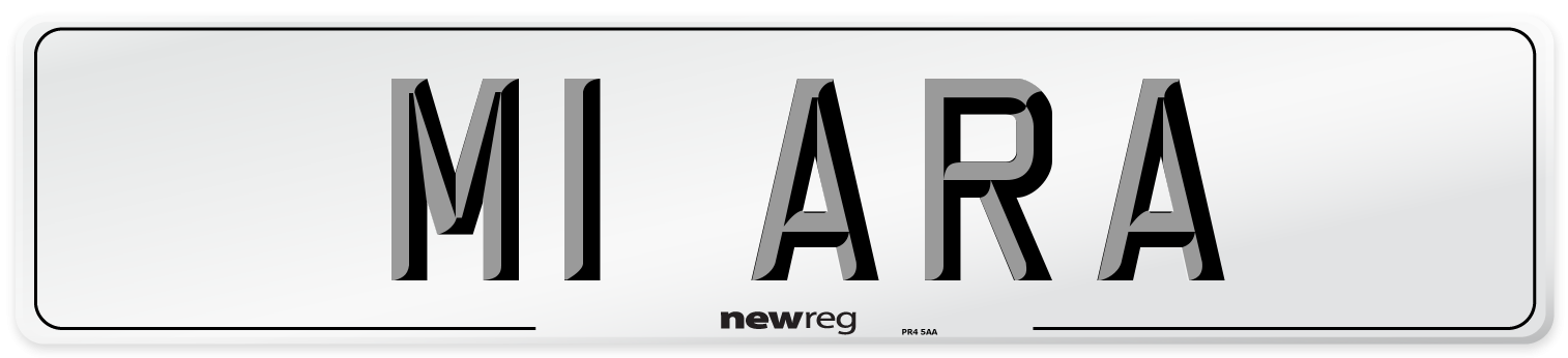 M1 ARA Front Number Plate