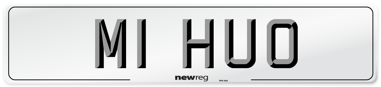 M1 HUO Front Number Plate