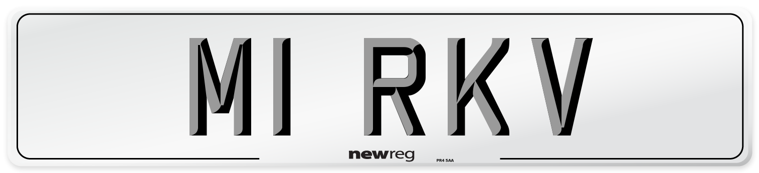 M1 RKV Front Number Plate