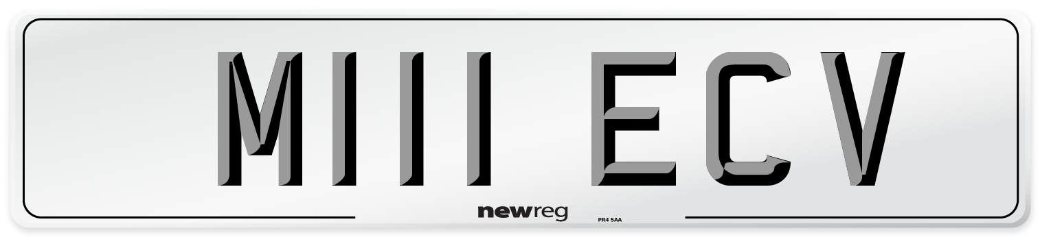 M111 ECV Front Number Plate