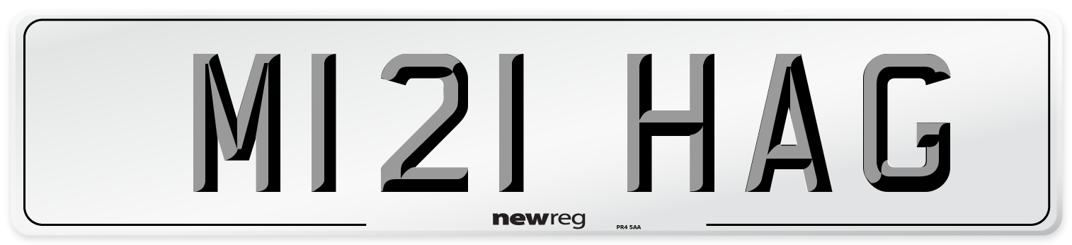 M121 HAG Front Number Plate