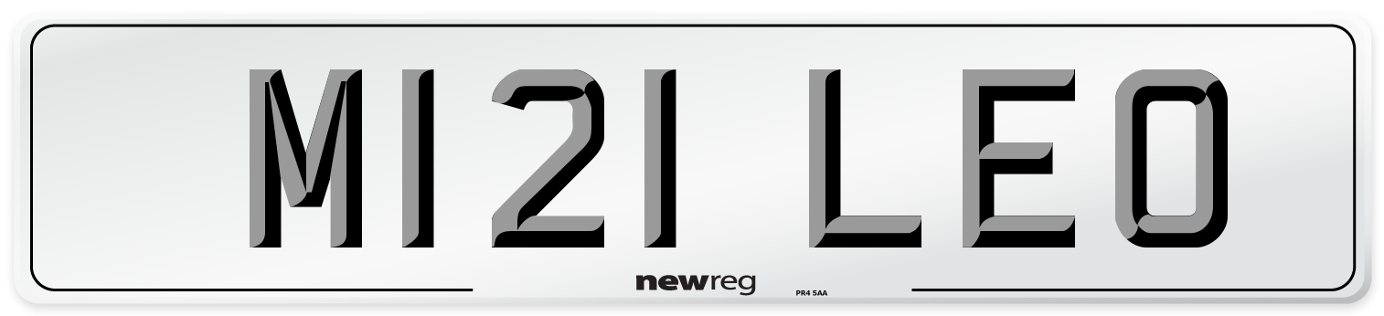 M121 LEO Front Number Plate