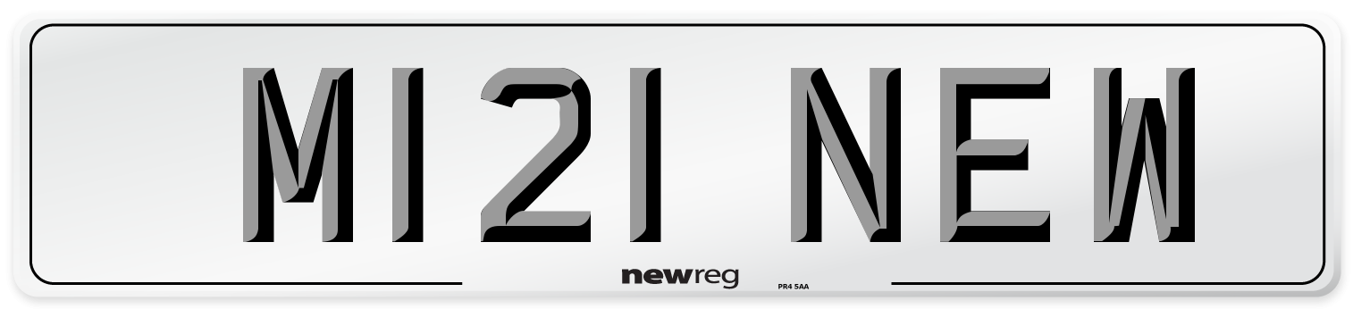 M121 NEW Front Number Plate