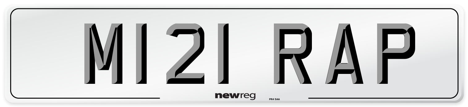 M121 RAP Front Number Plate
