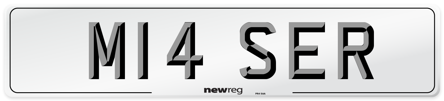 M14 SER Front Number Plate