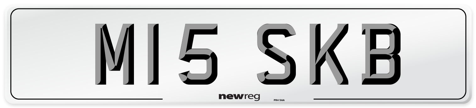 M15 SKB Front Number Plate
