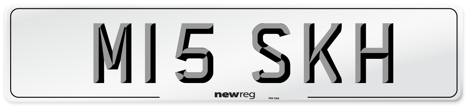 M15 SKH Front Number Plate