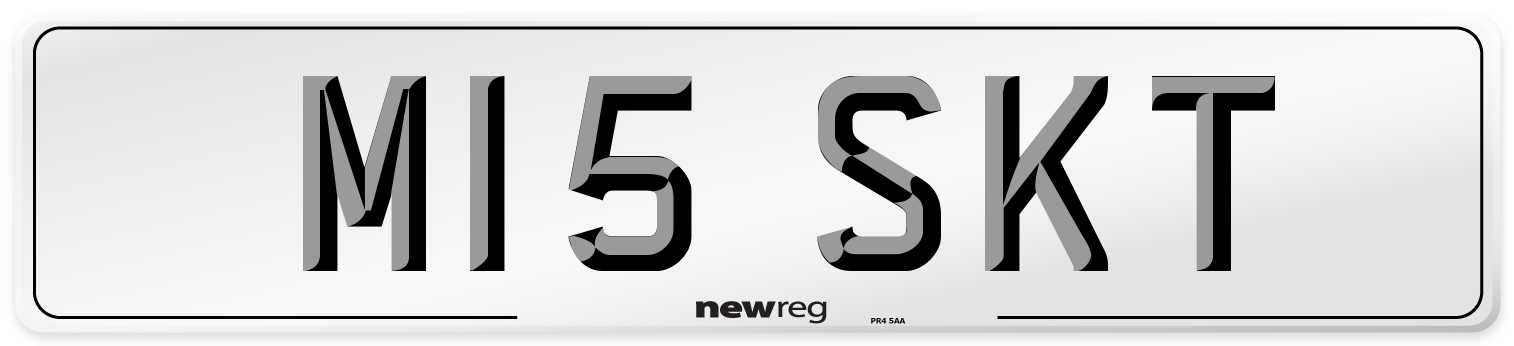 M15 SKT Front Number Plate