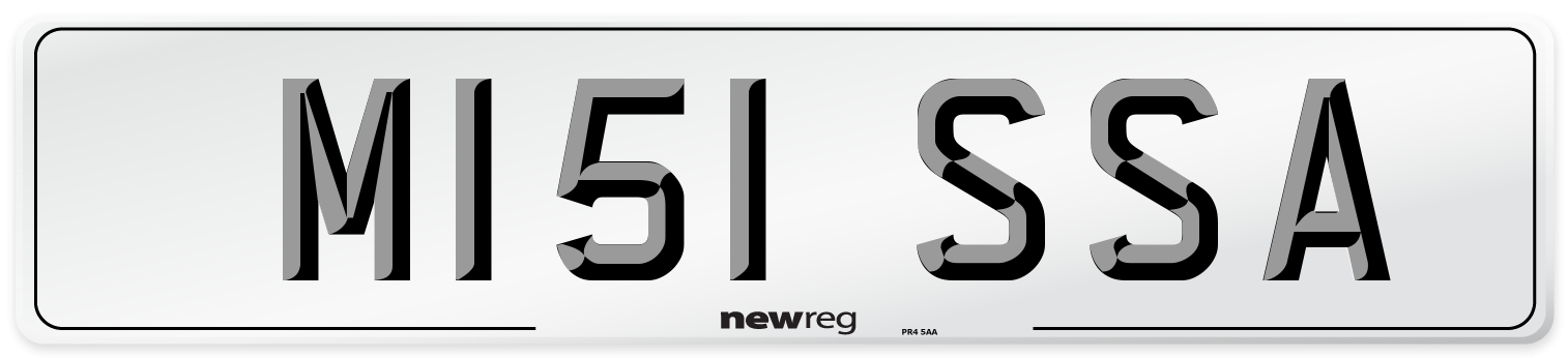 M151 SSA Front Number Plate