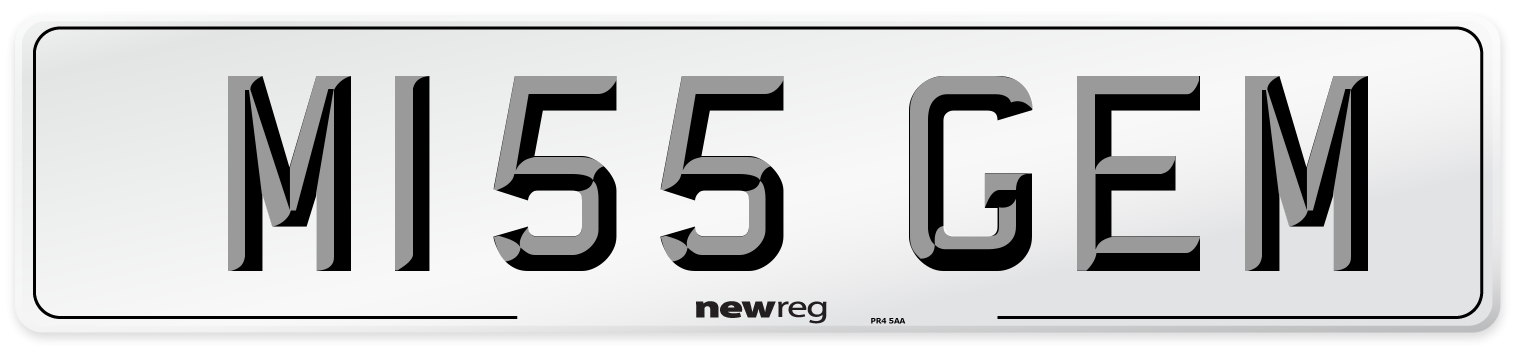M155 GEM Front Number Plate