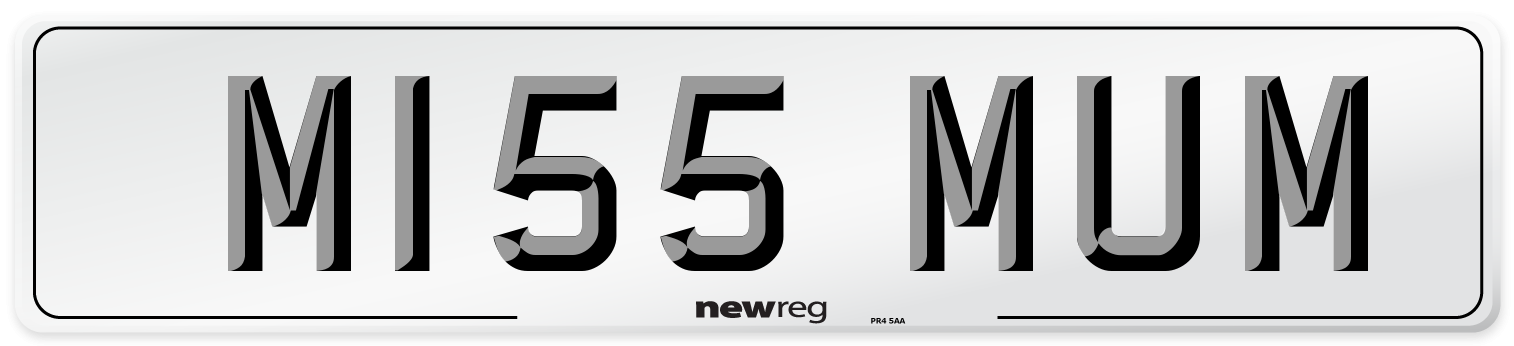 M155 MUM Front Number Plate