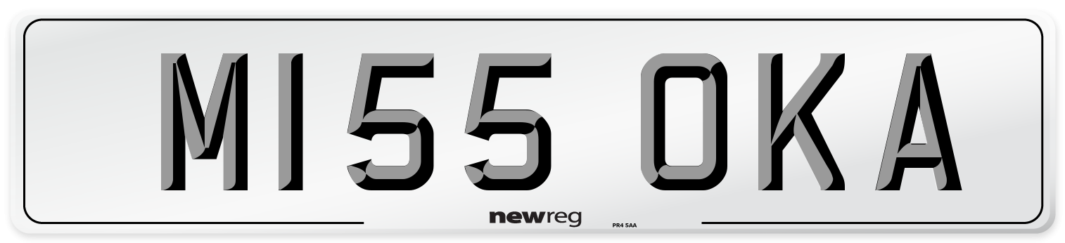 M155 OKA Front Number Plate
