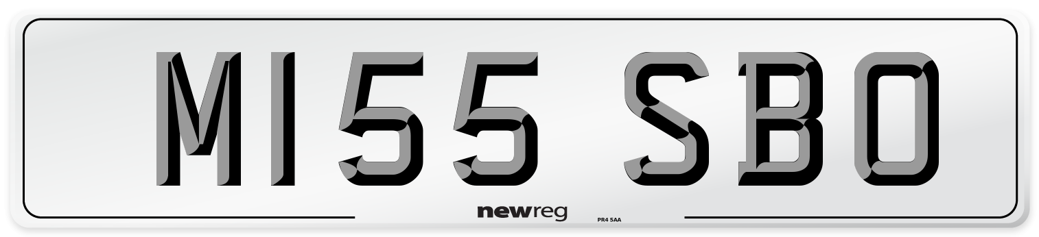 M155 SBO Front Number Plate