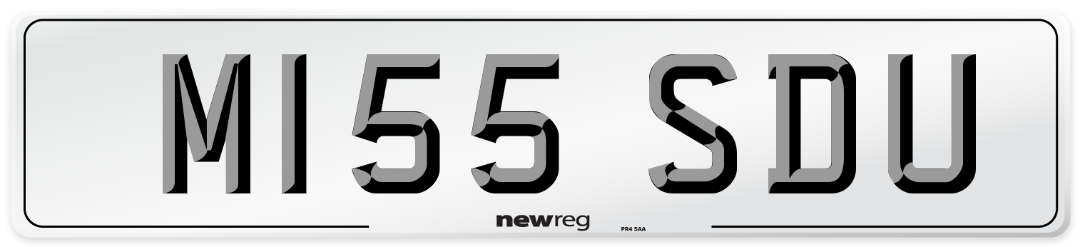 M155 SDU Front Number Plate