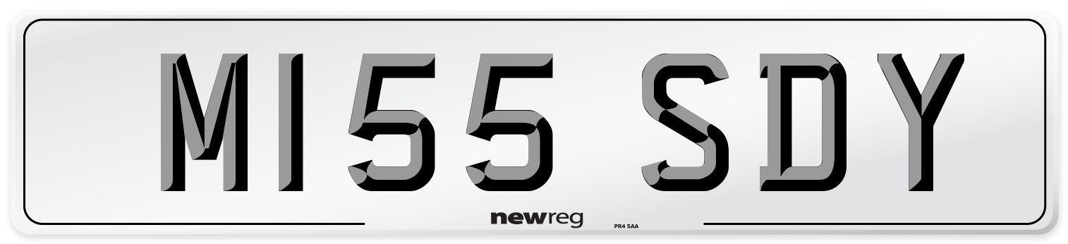 M155 SDY Front Number Plate