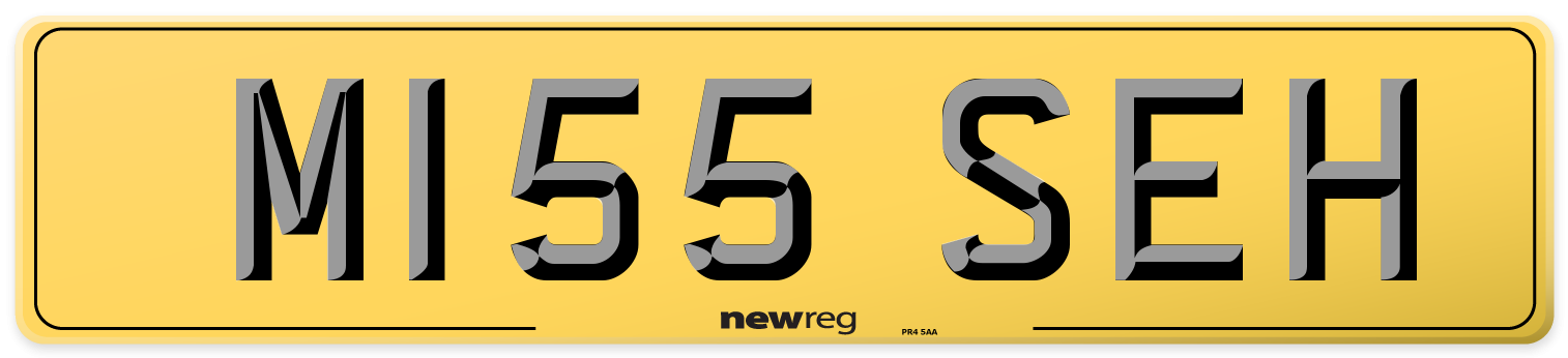 M155 SEH Rear Number Plate