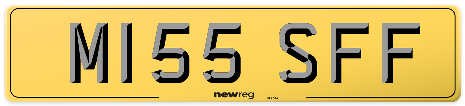 M155 SFF Rear Number Plate