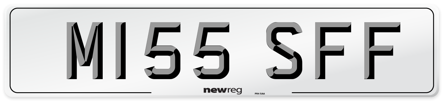 M155 SFF Front Number Plate