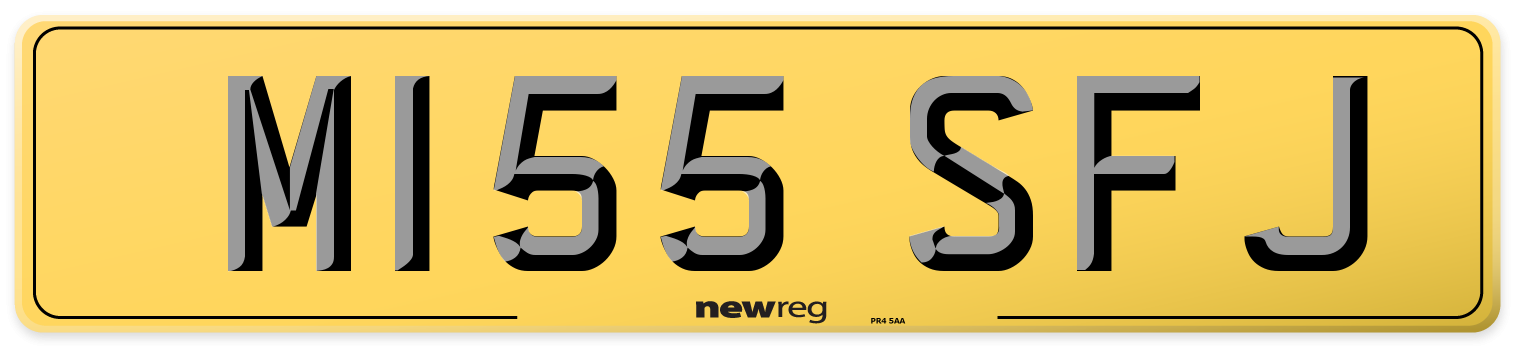 M155 SFJ Rear Number Plate