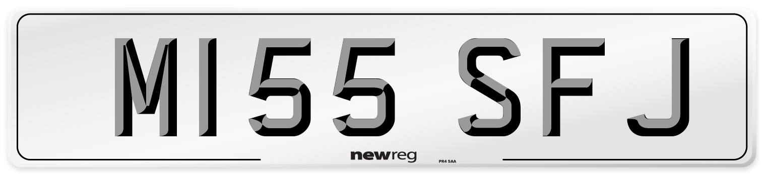 M155 SFJ Front Number Plate
