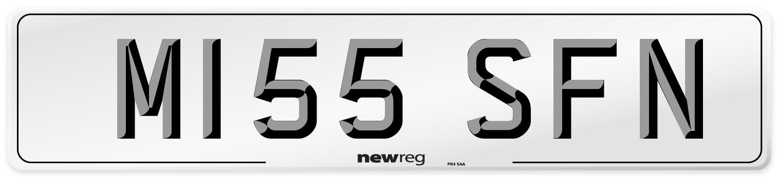 M155 SFN Front Number Plate