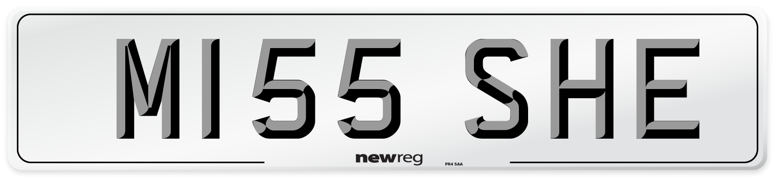 M155 SHE Front Number Plate