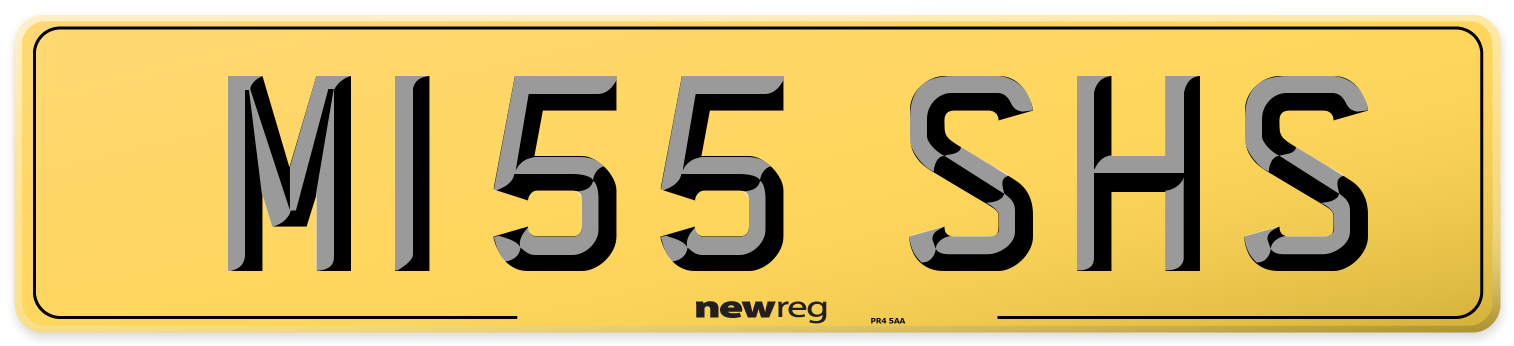 M155 SHS Rear Number Plate