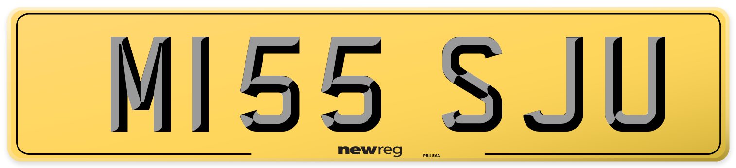 M155 SJU Rear Number Plate