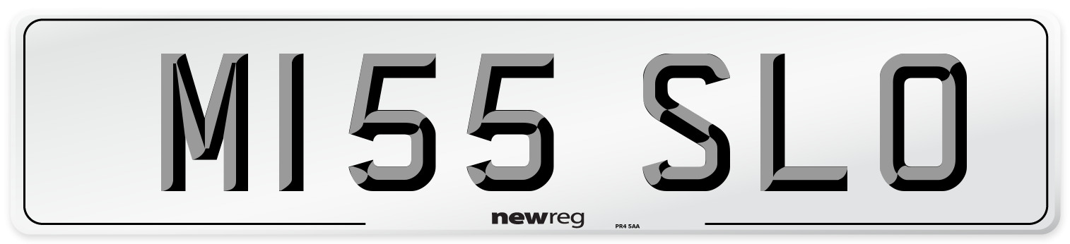 M155 SLO Front Number Plate