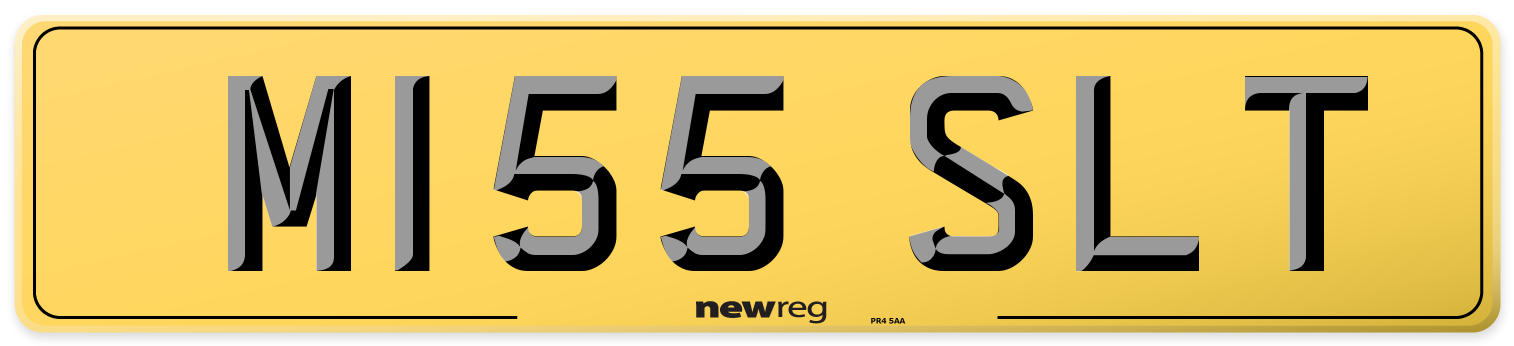 M155 SLT Rear Number Plate