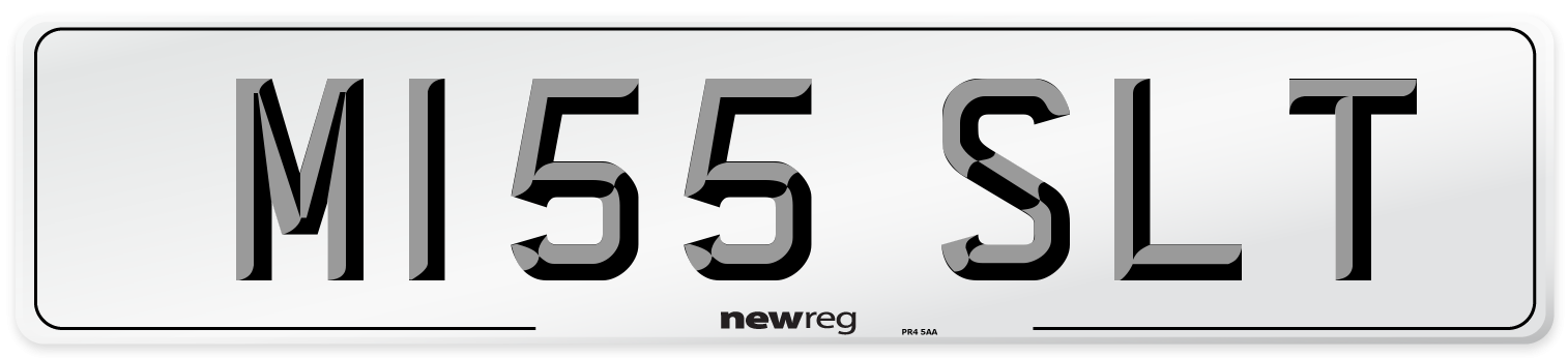 M155 SLT Front Number Plate