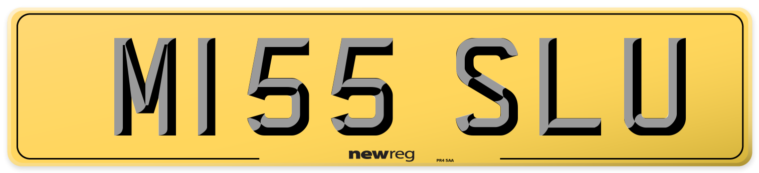 M155 SLU Rear Number Plate
