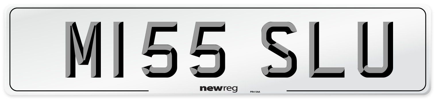 M155 SLU Front Number Plate